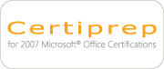 Certiprep Practice Exam for Microsoft Office Specialist 2007 (MOS 2007)